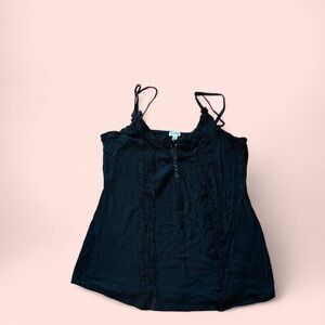 P.J. Salvage Black Camisole Top